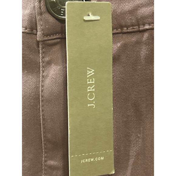 NWT J. Crew Toothpick Mauve Jeans size 31 Ankle - Picture 2 of 7